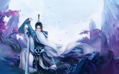 漫画人物图片大叔跪图